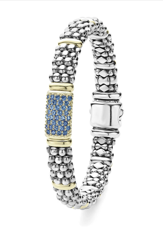 LAGOS Signature Caviar Blue Sapphire Caviar Bracelet