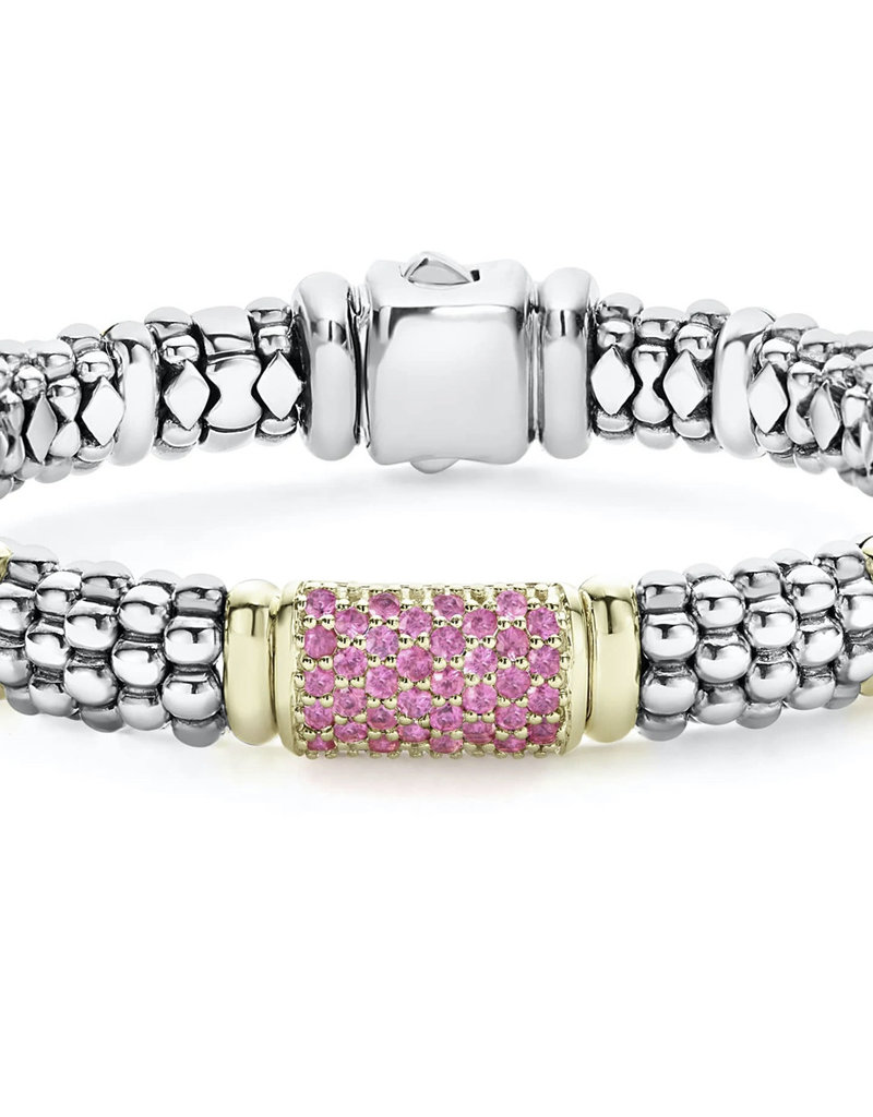LAGOS Signature Caviar Pink Sapphire Caviar Bracelet