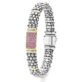 LAGOS Signature Caviar Pink Sapphire Caviar Bracelet