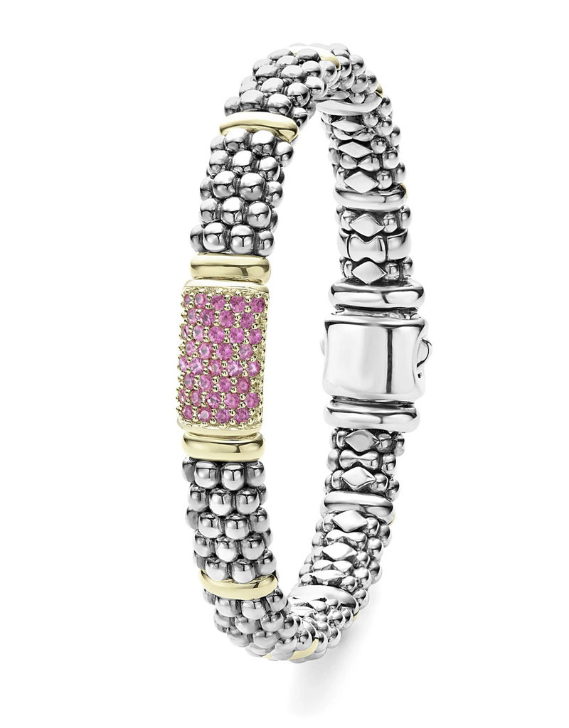 LAGOS Signature Caviar Pink Sapphire Caviar Bracelet