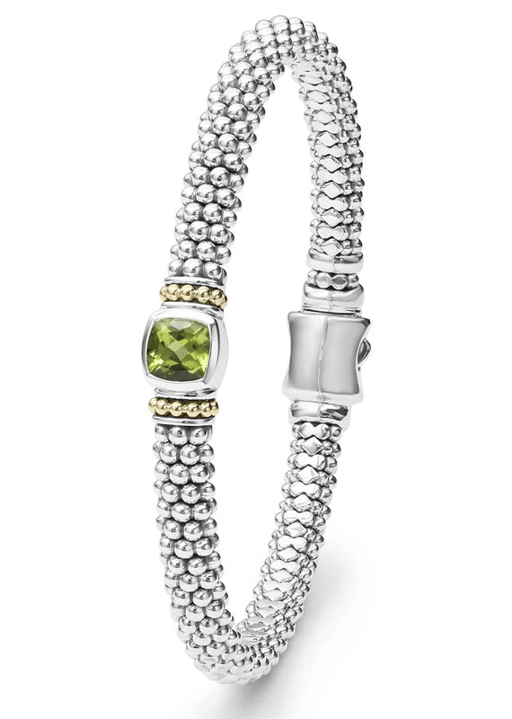 LAGOS Color Caviar 6mm Peridot Caviar Bracelet