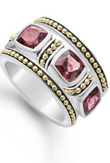 LAGOS Color Caviar Rhodolite Garnet Caviar Stacking Rings