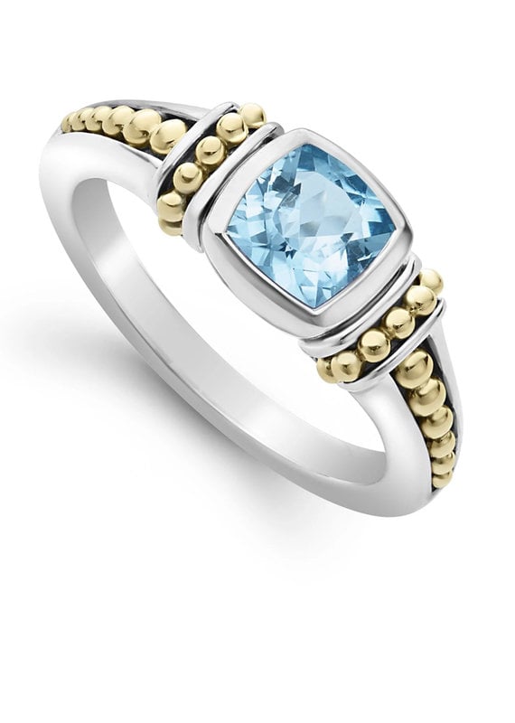 LAGOS Color Caviar Swiss Blue Topaz Ring