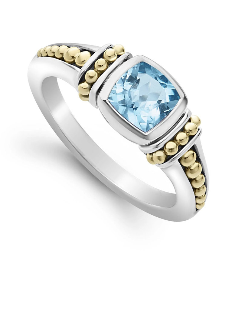 LAGOS Color Caviar Swiss Blue Topaz Ring