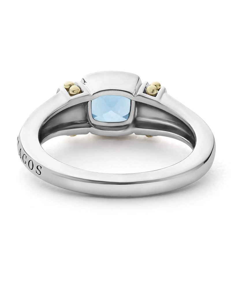 LAGOS Color Caviar Swiss Blue Topaz Ring