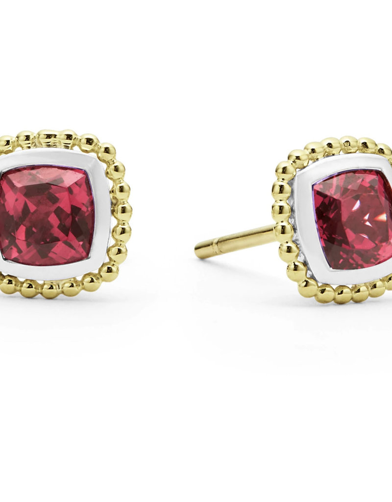 LAGOS Color Caviar Rhodolite Garnet Caviar Stud Earrings