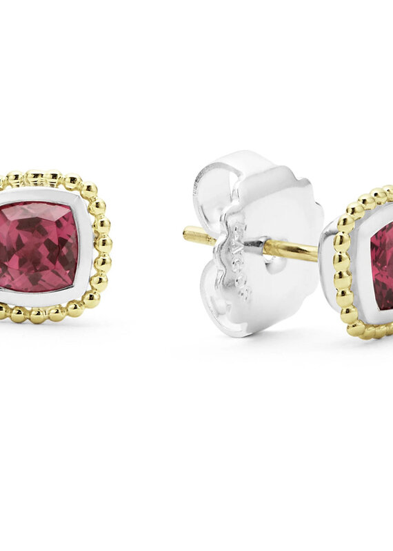LAGOS Color Caviar Rhodolite Garnet Caviar Stud Earrings