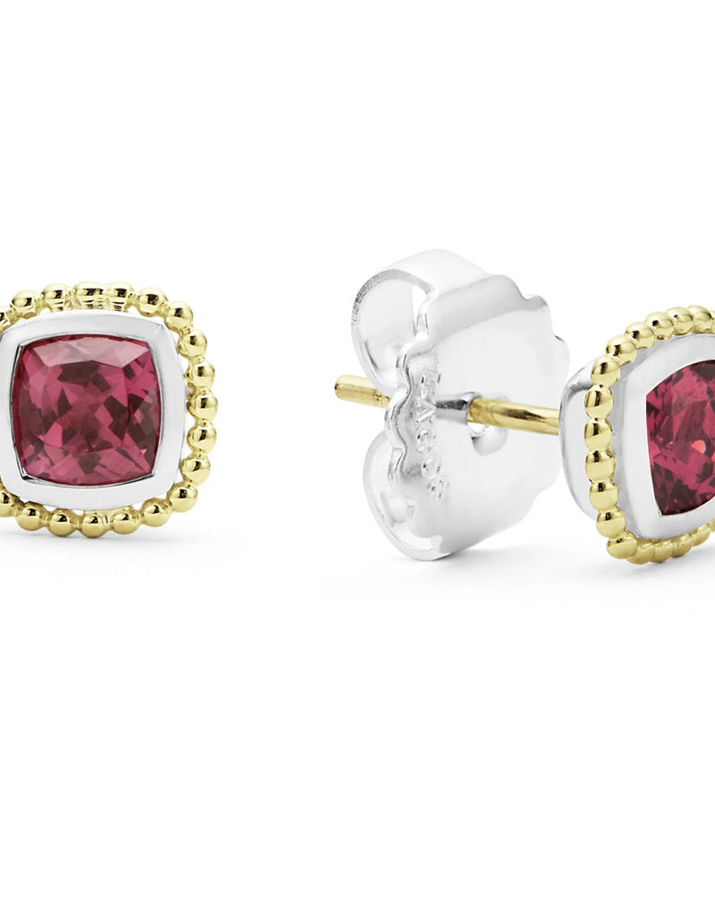 LAGOS Color Caviar Rhodolite Garnet Caviar Stud Earrings