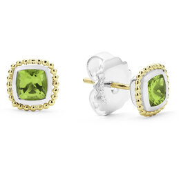 LAGOS Color Caviar Peridot Caviar Stud Earrings