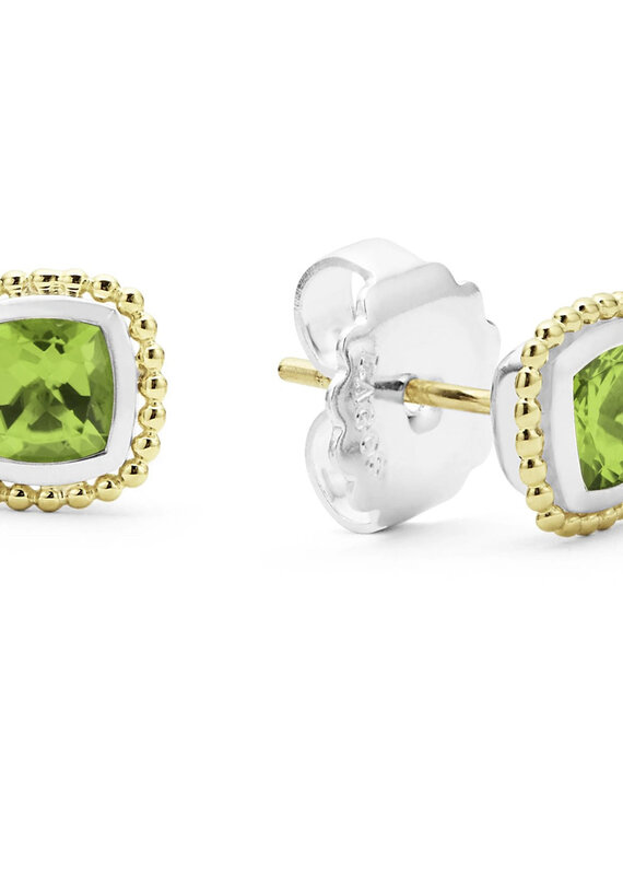LAGOS Color Caviar Peridot Caviar Stud Earrings