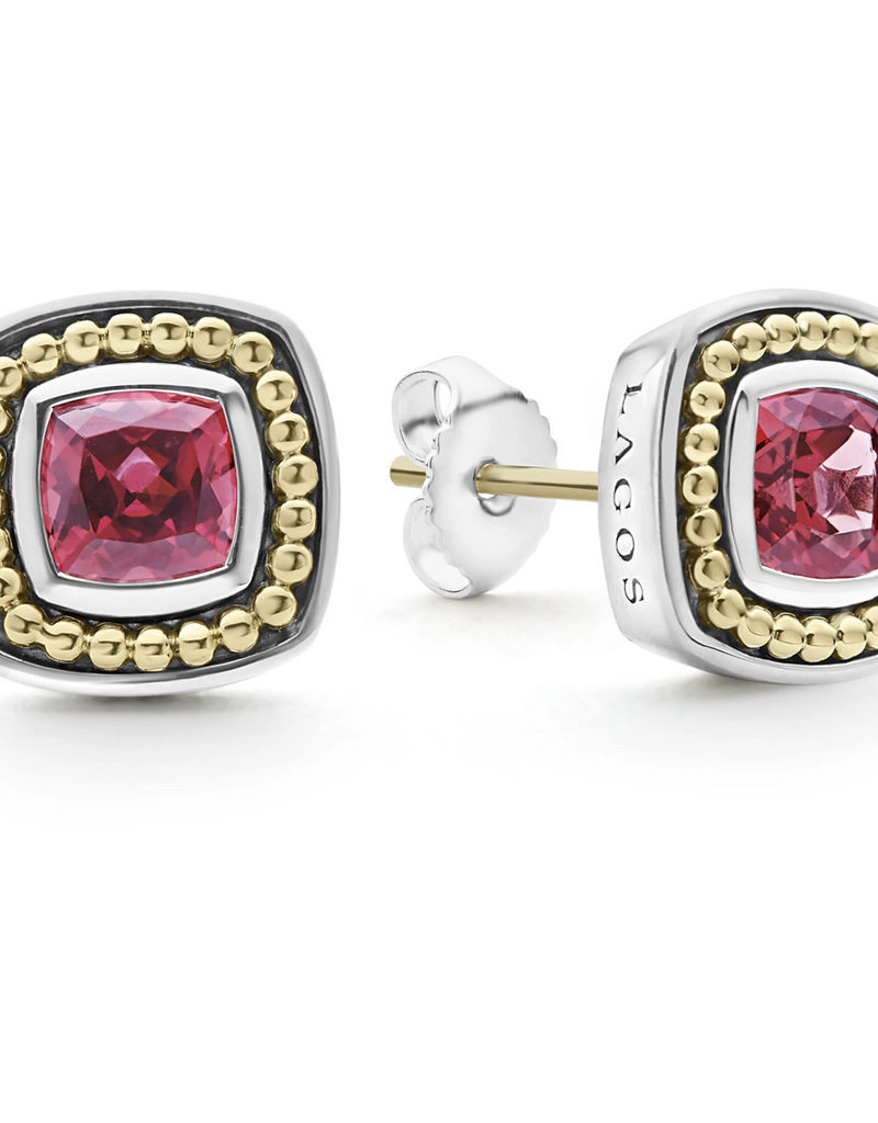 LAGOS Color Caviar Rhodolite Garnet Stud Earrings