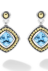 LAGOS Color Caviar Swiss Blue Topaz Drop Earrings