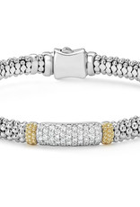 LAGOS Caviar Lux 6mm Diamond Caviar Bracelet