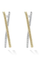 LAGOS Caviar Lux Diamond Hoop Earrings-25MM