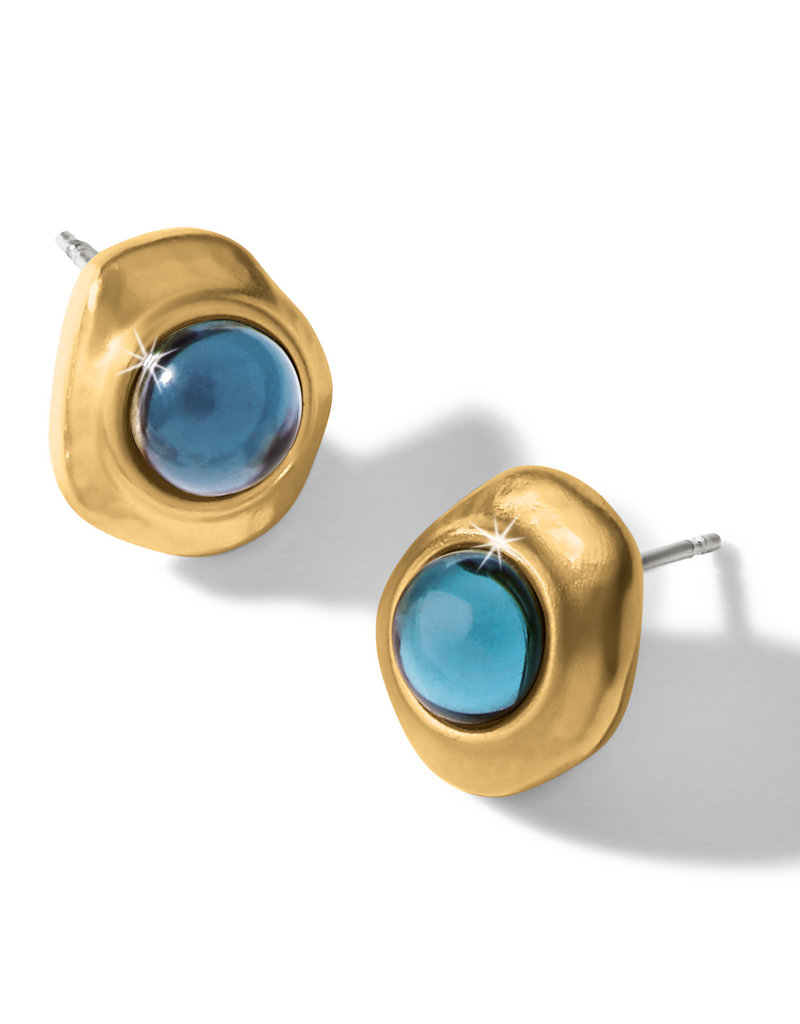 Neptune Blue Post Earring