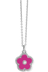 Dazzling Love Fuschia Flower Necklace