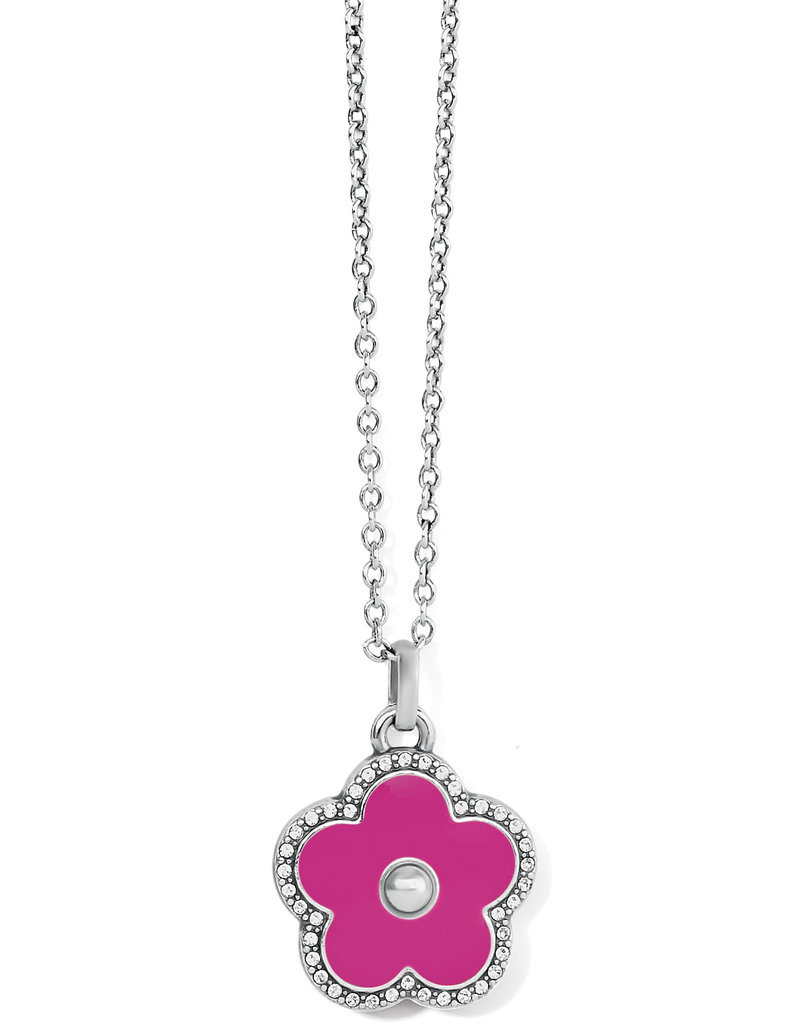 Dazzling Love Fuschia Flower Necklace