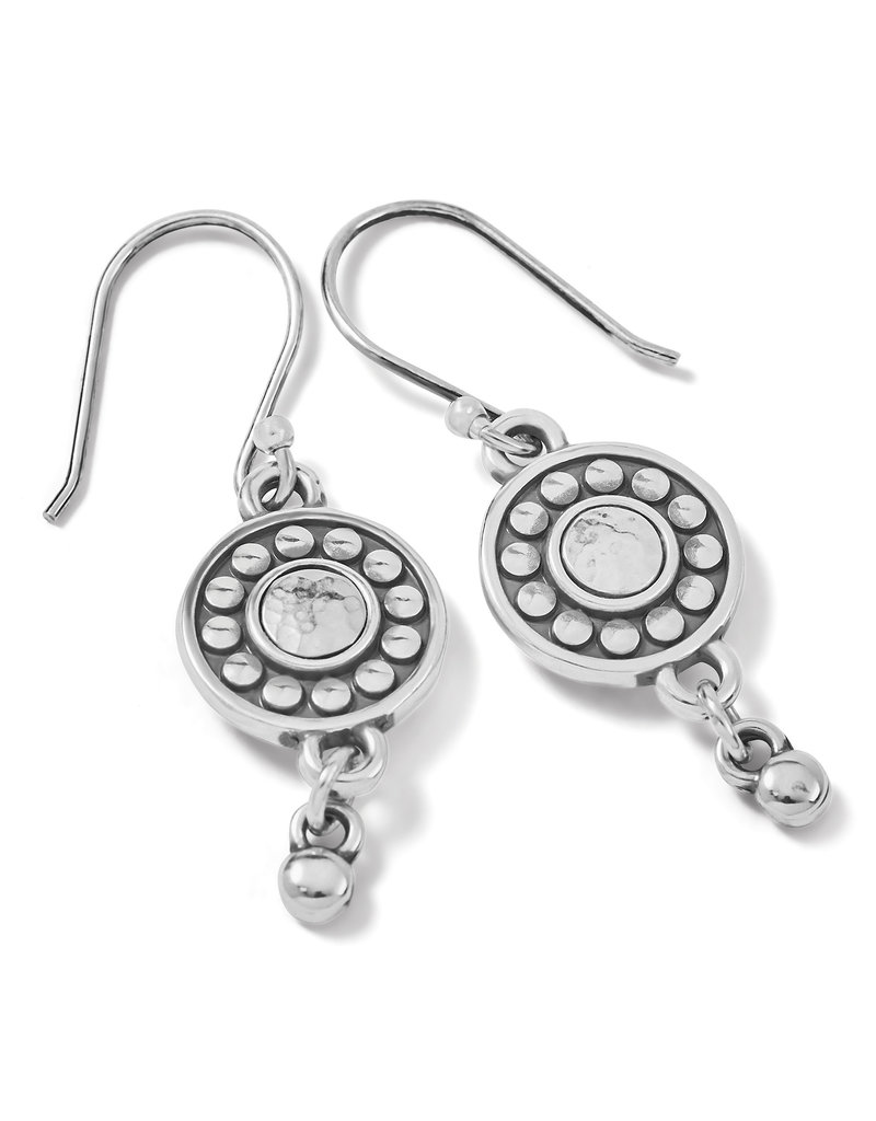 Pebble Dot Medali Tanzanite earring