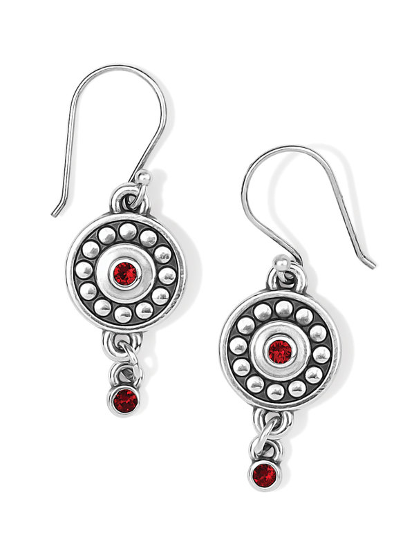 Pebble Dot Medali Siam Earring