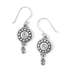 Pebble Dot Medali Light Rose Earring