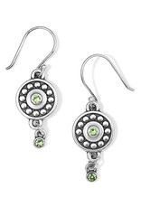 Pebble Dot Medali Peridot Earring