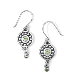 Pebble Dot Medali Peridot Earring