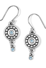 Pebble dot Medali Aqua Earring