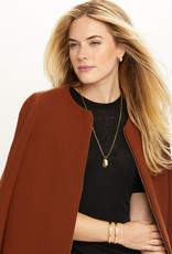 Meridian Zenith Hinged Bangle in Gld