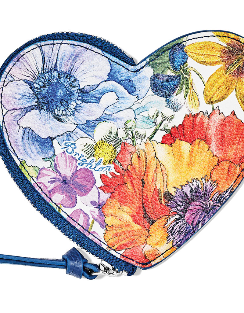 coach heart coin purse