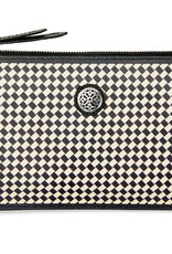 Mosaic Pouch in Black and White