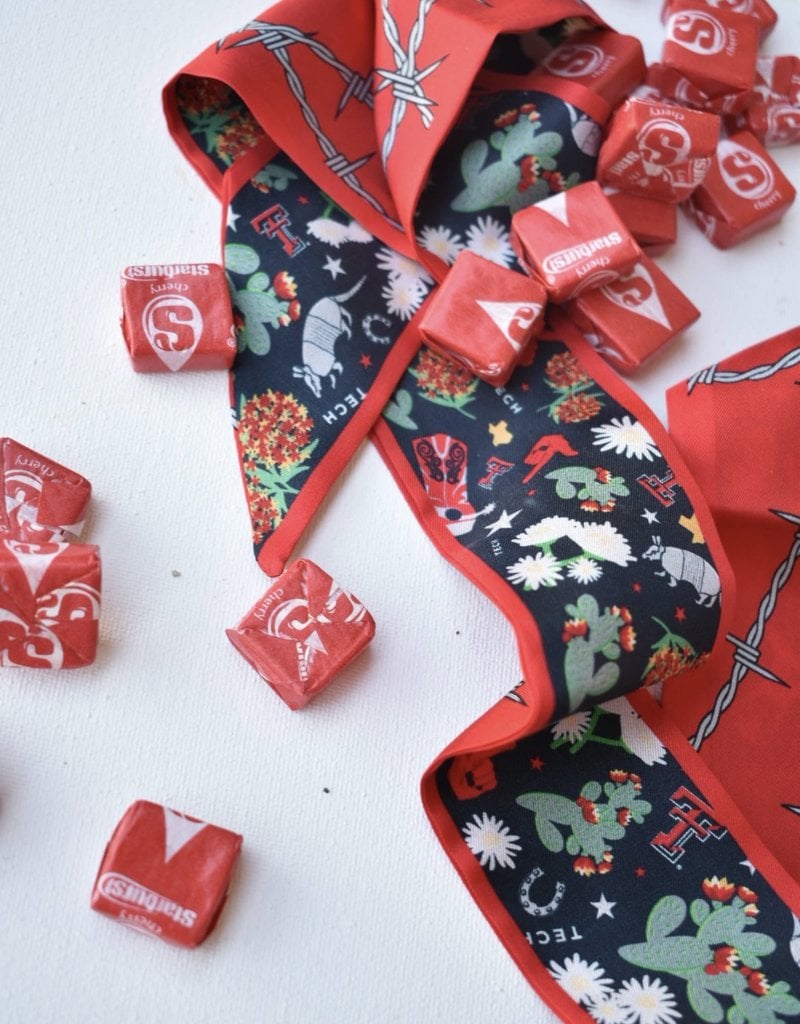 J.HOFFMAN'S RESTOCKED! Texas Tech Twilly Scarf