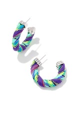 KENDRA SCOTT Masie Corded Hoop Earrings