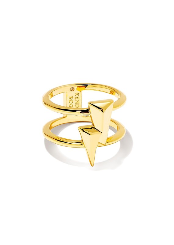 KENDRA SCOTT Bolt Double Band Ring