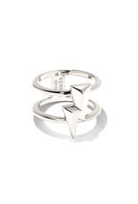 KENDRA SCOTT Bolt Double Band Ring