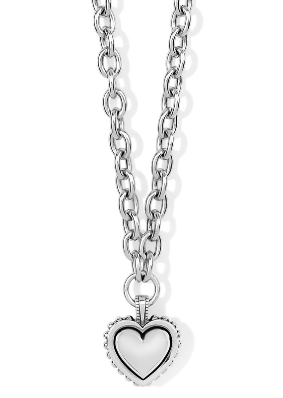 Pretty Tough Bold Heart Necklace