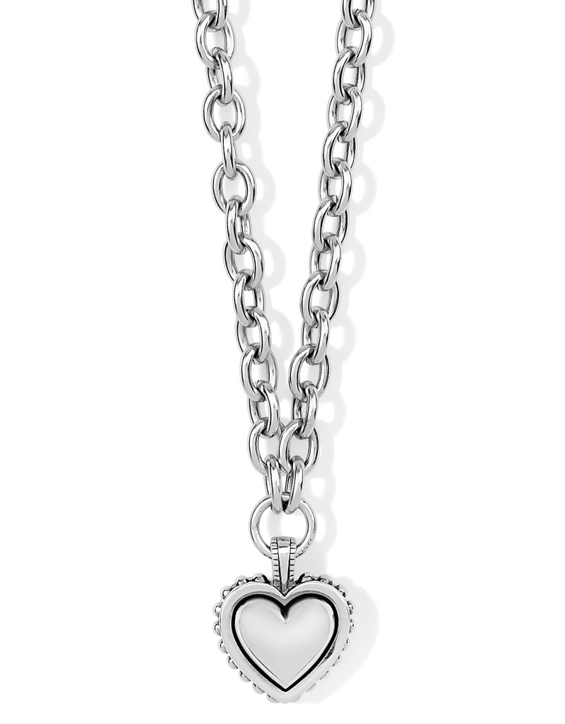 Pretty Tough Bold Heart Necklace