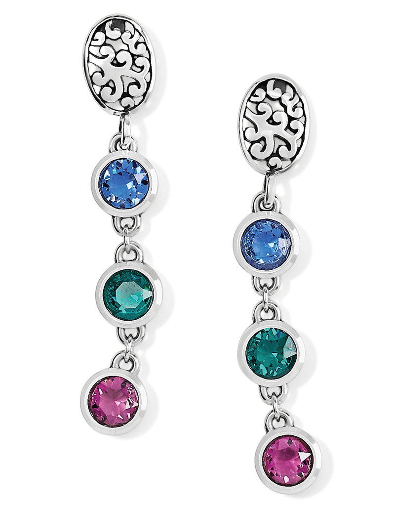 Elora Gems Dots Post Drop Earring