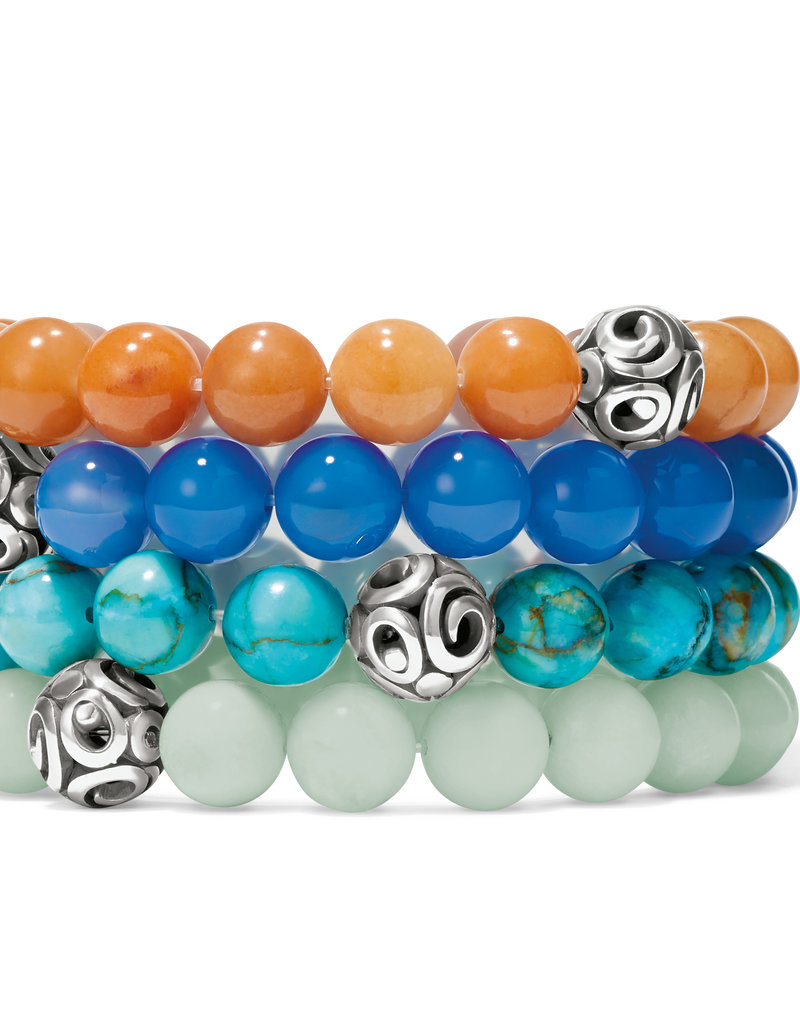 Contempo Chroma Blue Agate Stretch Bracelet