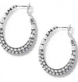 Pebble Pave Hoop Earrings