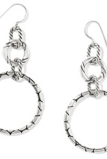 Pebble Rings French Wire Earrings