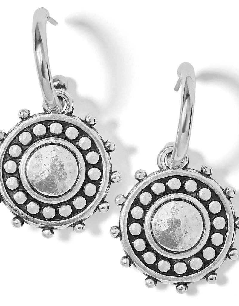 Pebble Dot Medali Reversible Hoop Earrings