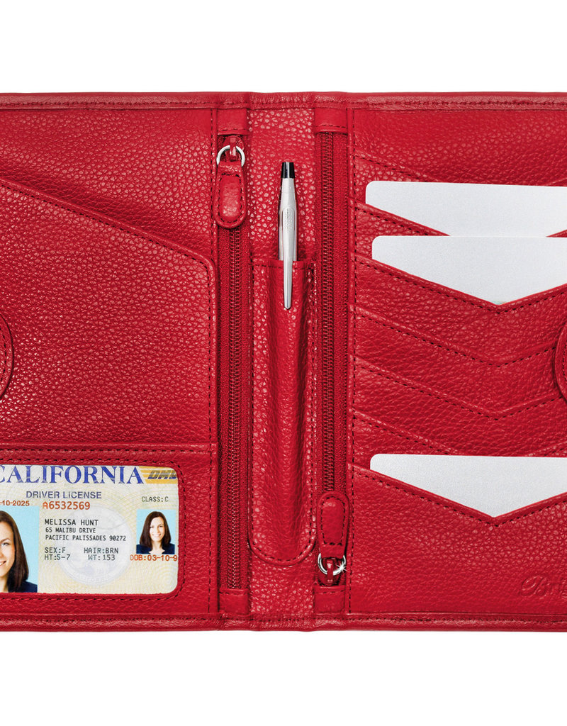 Ferrara Nova Folio Wallet in Lipstick