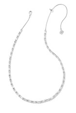 KENDRA SCOTT Juliette Strand Necklace in White Crystal