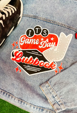 RIVALRY RUNWAY It's Game Day Lubbock Denim Jacket
