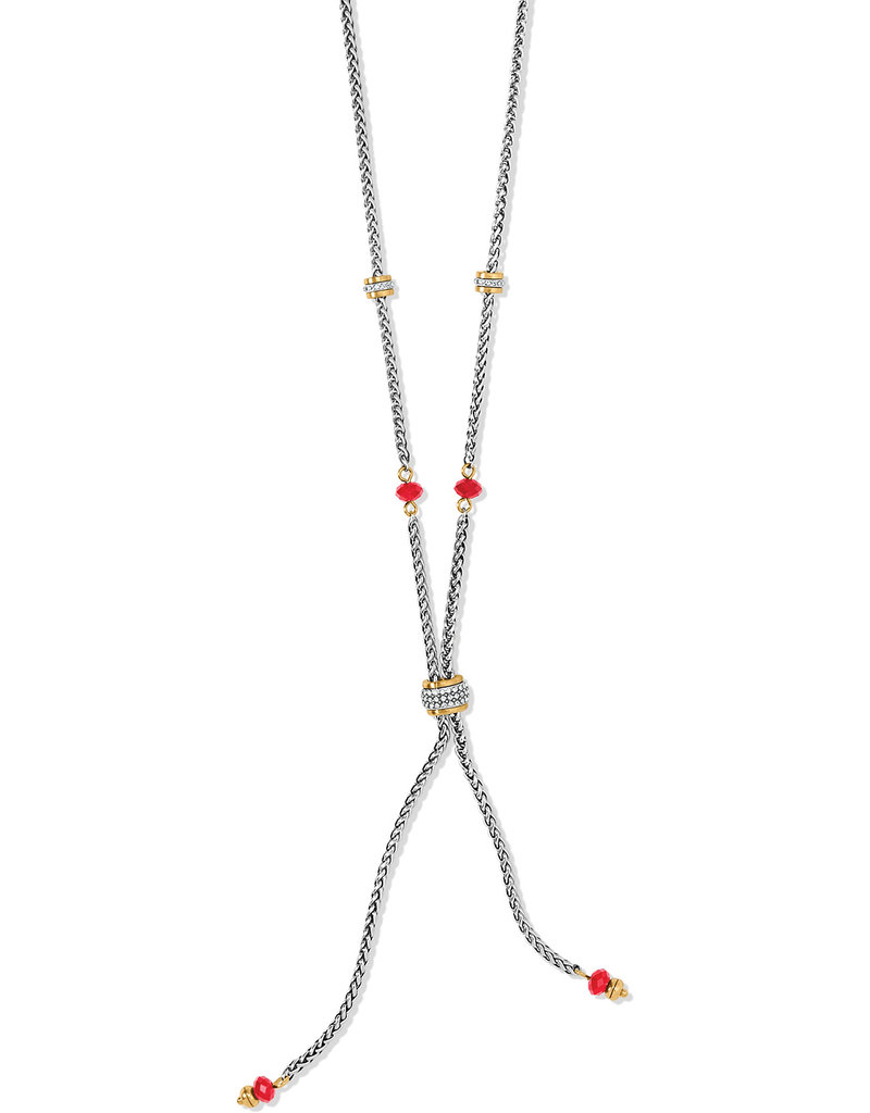 Meridian Two Tone Petite Y Necklace