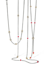 Meridian Two Tone Long Necklace