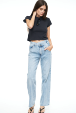 PISTOLA Bobbie Mid Rise Crossover Jeans
