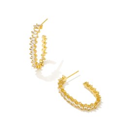 KENDRA SCOTT Juliette Oval Hoop Earrings