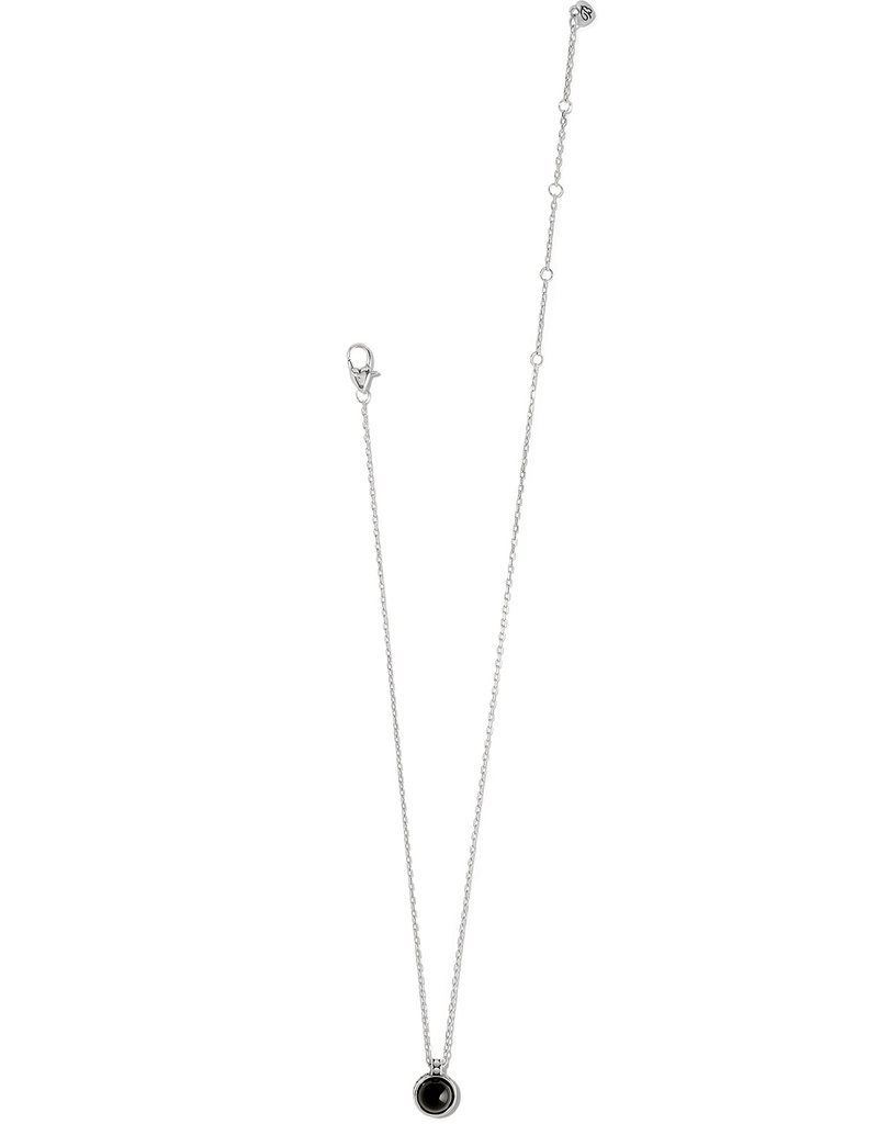 Pebble Dot Onyx Cab Short Necklace