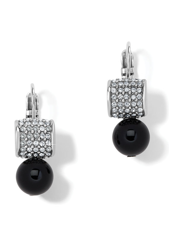 Meridian Black Bead Leverback